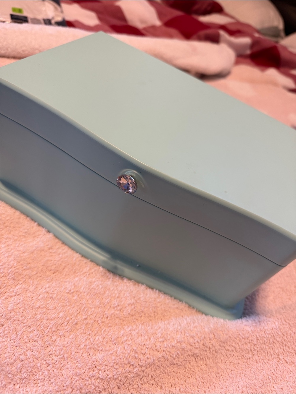 Beautiful Tiffany Blue Musical Ballerina Jewelry Box